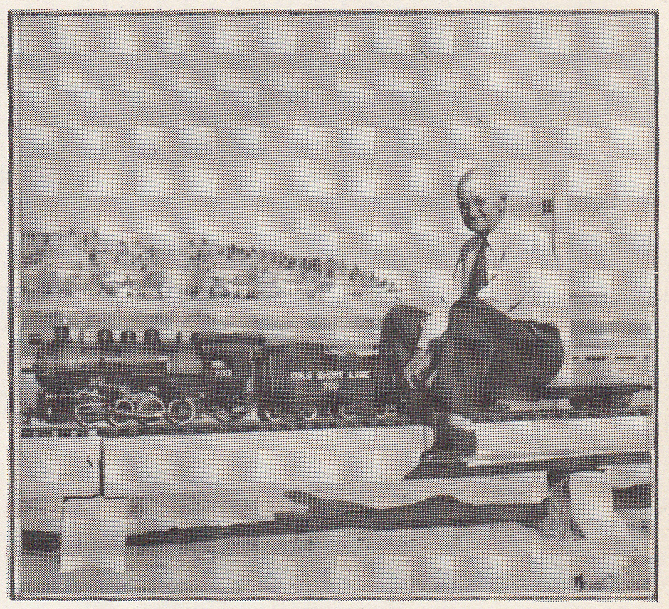 J. B. Squires at his Colorado Springs home track