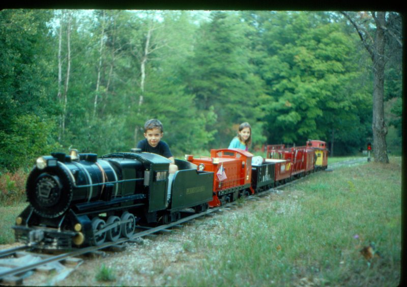 File:Double-heading on the Atkinson Railroad, Interlochen, Michigan, 7 October 1992.jpg