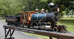 Engine #13's "Official" Builder's Photo (S/N 1001 Russell Locomotive Works). This is based on Bill Oberpriller's "Minnie-2" design.