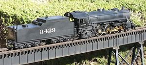 Victor Shattock's B&O President Washington 5300 after Warren P. Weiss repainted as ATSF 3429.
