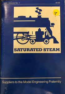 Cover of the "Saturated Steam" catalog 1986 edition.