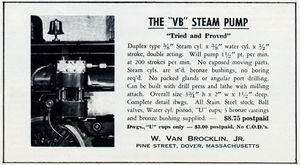 Advertisement found in The North American Live Steamer, March 1956