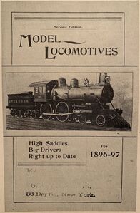 Olney & Warrin 1896-1897 catalog of Live Steam locomotive parts. From "The Model Craftsman", November 1948.