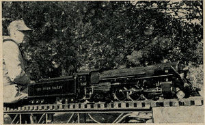 Jack Kerr and 3-/12 inch gauge Hudson.