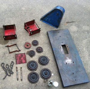 Doepke Post WWII Hand Car parts, from DiscoverLiveSteam.com