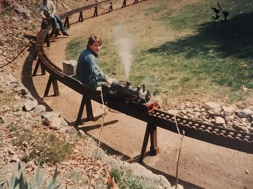 JohnKurdzionak at CharliePurinton track 1987.jpg