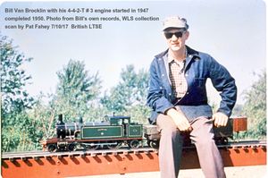 Bill Van Brocklin's with his 4-4-2-T No 3 engine started in 1947 and completed 1950