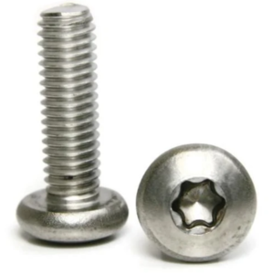 Star (Torx) drive pan head machine screw, 10-32. Photo provided by Albany County Fasteners