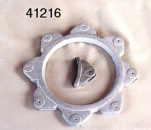Brake Shoe Ring, cast aluminum, by MDM Locomotive Works.