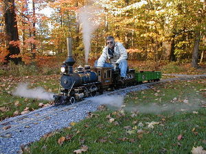 Bret Keubar's Minnie-2 Number 13. Fall running at Frosty Hollow on the P. D. C. R. R.